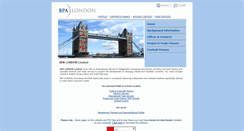 Desktop Screenshot of bpalondonlimited.co.uk